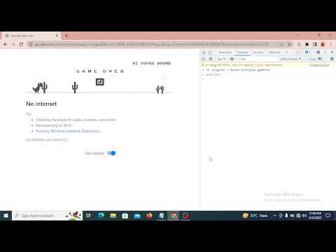 Offline dragon game hack | how to hack dinosaur game in chrome #hack #game