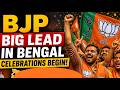 BJP Workers Celebrate Big Lead In West Bengal Elections 2026