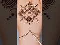 New Arabic Mehndi Design for Bridesmaids | Easy &amp; Elegant  back hand mehndi design |