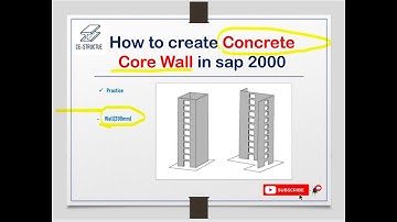 How to create Concrete Wall Section in Sap 2000 | CE Structure