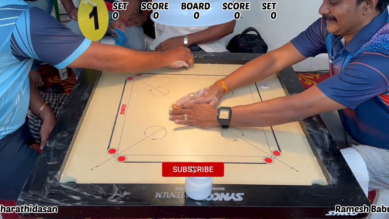 Semi-Finals | Ramesh Babu vs Bharathidasan | Chennai district ranking carrom tournament #carrom #no1