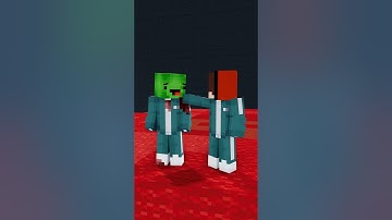 JJ and Mikey in Sky Squid Game (Sad Story) 💔 MAIZEN Minecraft Animation