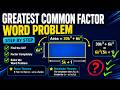 Greatest Common Monomial Factor | Polynomial Factorization Word Problem