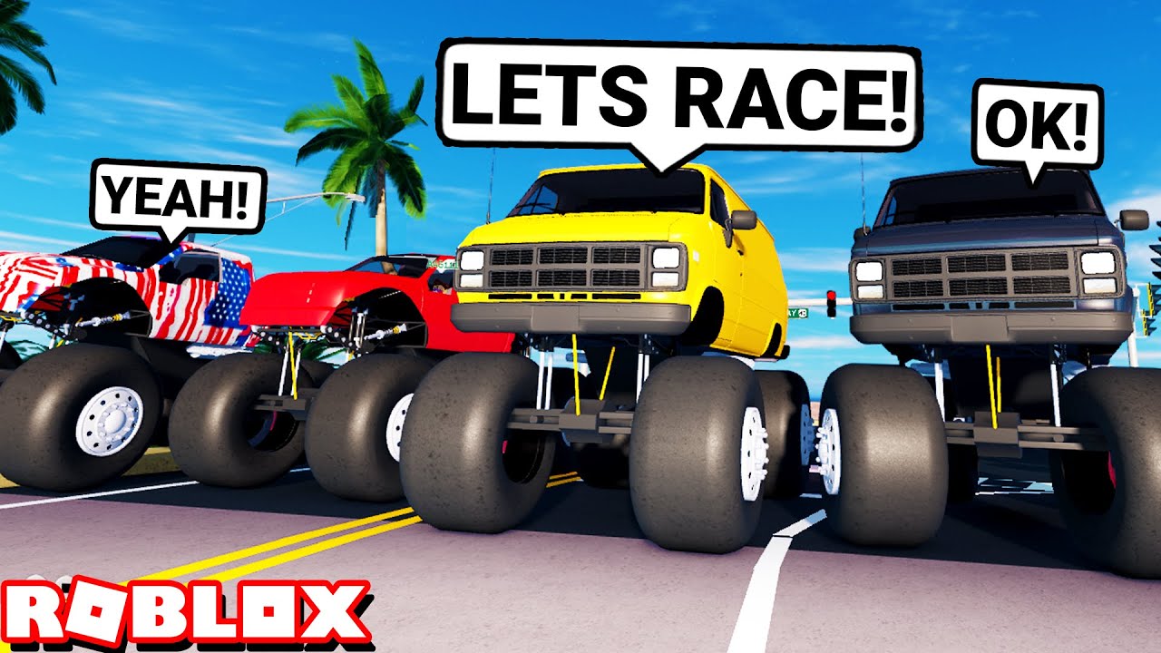 Street Racing With Giant Monster Trucks In Westover Roblox Ultimate Driving Youtube - roblox westover islands truck driver is drunk