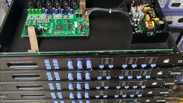 Cossover dmx chíp xử lý dsp ( bộ xử lý tín hiệu âm thanh ) 2 in 4 out các bác chờ đón xem video