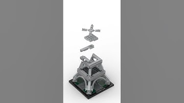 Lego 21019 Eiffel Tower #shorts #lego #share #viral #subscribe #funny #trending #youtubeshorts #like