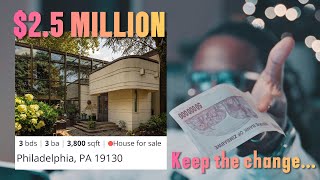 $2.5 MILLION!!! Architect reviews PHILLY House on sale on Zillow.