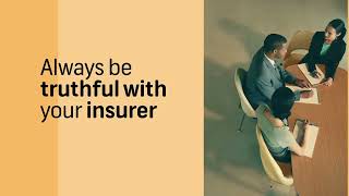 Terms & conditions of insurance