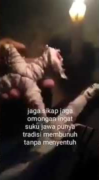 Story wa membunuh tanpa menyentuh suku JAWA