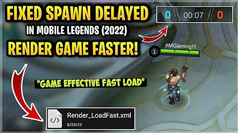 Latest! Fix Spawn Delay In Mobile Legends [ Patch Strike To Fate ] 100% Working! (Updated 2022)
