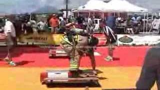 Nick Allen runs a 1:43 in the Combat Challenge
