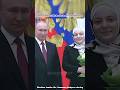 Chechen Leader S Wife President Putin Russia Chechnya Putin Kadyrov Shorts Viral Lider