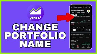 How to Change Portfolio Name on Yahoo Finance 2025?