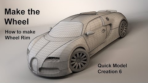 [Maya Hard Surface Modelling Tutorial] : How to model a car quickly in maya 6