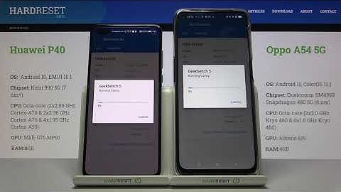 HUAWEI P40 vs OPPO A54 – Geekbench 5 OpenCL GPU Benchmark – Comparison – Test – Final Score