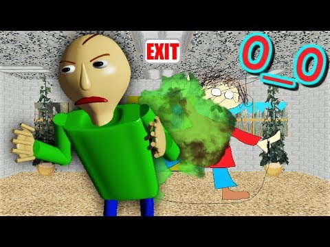 Baldi Farts Too Much No Farting In The Halls Baldi S Basics Mod Baldi No Youtube - baldi song in the hall roblox