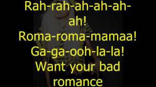 Lady Gaga - Bad Romance (+ lyrics)