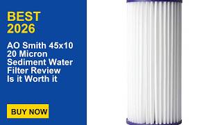 AO Smith 45x10 20 Micron Sediment Water Filter Review Is it Worth it