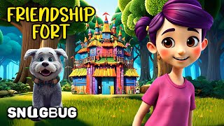 Detalles Kids Story about Friendship Fort & Teamwork | Lila, Fluffly & Friends | Stories For Kids | SnugBug Guía