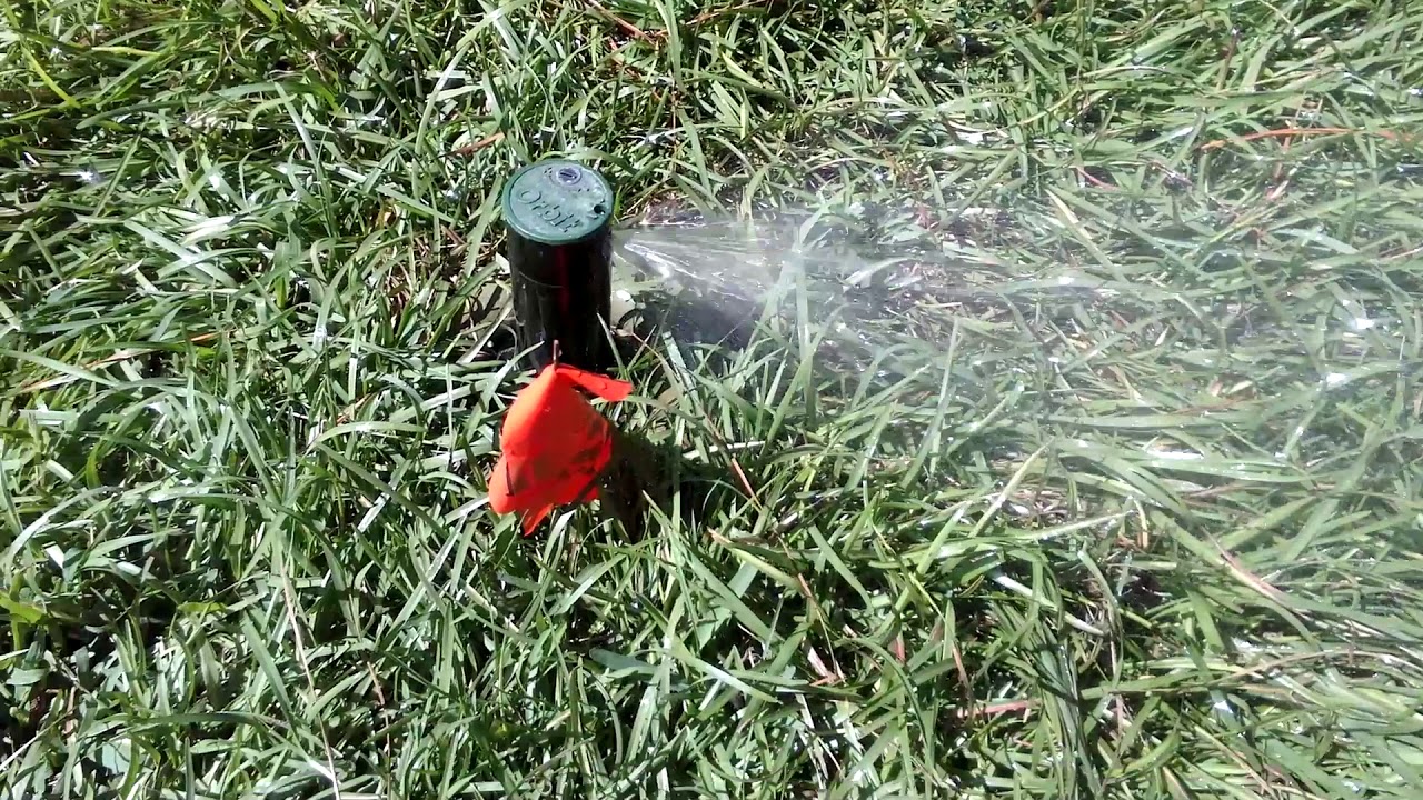 Orbit gear drive sprinkler head YouTube