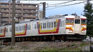 115系N33編成　信越本線上り快速新井行き3374M　新潟→新井