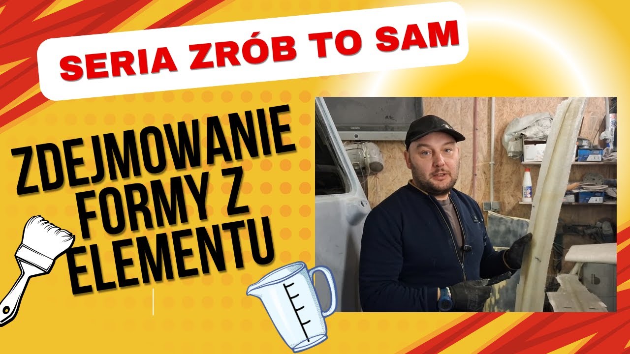Jak zdjąć formę z elementu przyczepy Niewiadówki? seria Zrób to sam odcinek 2