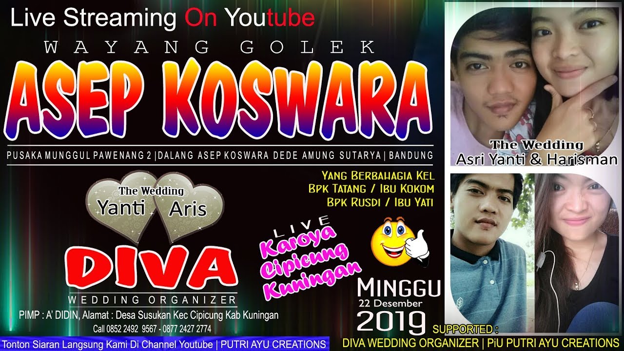 LIVE WAYANG GOLEK PUSAKA MUNGGUL PAWENANG | PIMP : DALANG ASEP KOSWARA DEDE AS | KAROYA