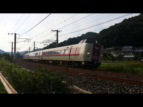 381系特急やくも20号  1020M  豪渓付近通過