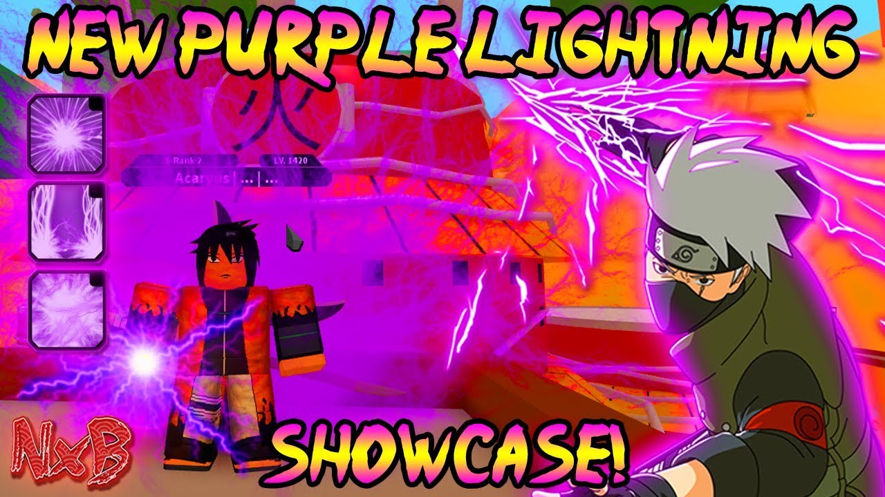 Big Code New Purple Lightning Kekkei Genkai Showcase Very Op