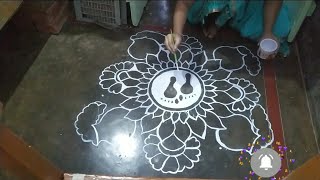 2023 Diwali special rangoli||Rangoli painting ideas| paint rangoli |easy oil paint wali rangoli