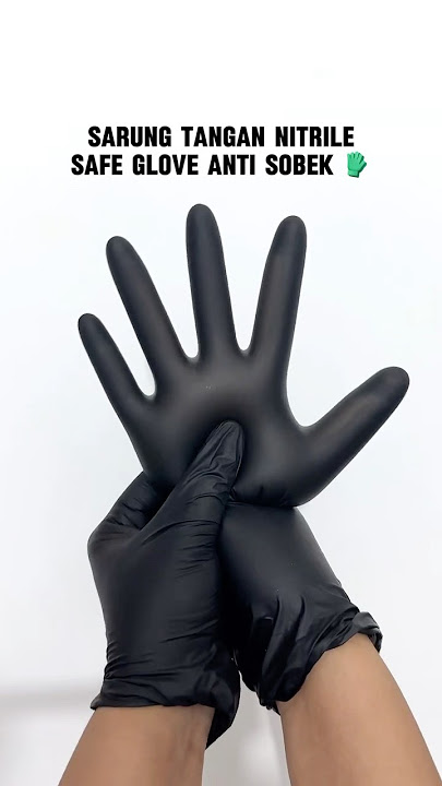 Rekomendasi Sarung Tangan Nitrile Safe Glove Tebal tidak mudah sobek 🧤#youtubeshorts #unboxingvideo