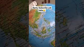 Di Benua manakah Globe ini berhenti berputar? #shorts #globe