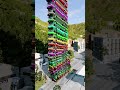 66 buses cresh tower fall | beamng drive | beamng | BeamNG.Drive #beamng #shorts