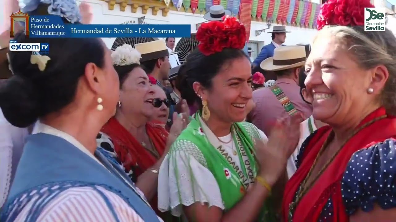 HERMANDAD DEL RIO DE LA MACARENA. ROCIO 2025. VILLAMANRIQUIE