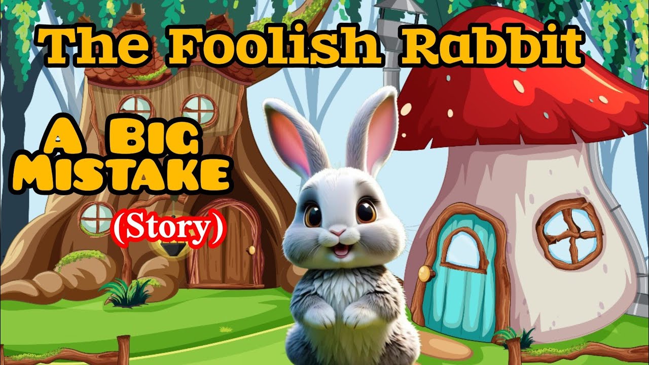 The Foolish Rabbit || Rabbit's Big Mistake || Short Story for kids ...