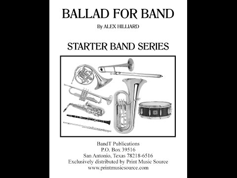 Ballad For Band Score