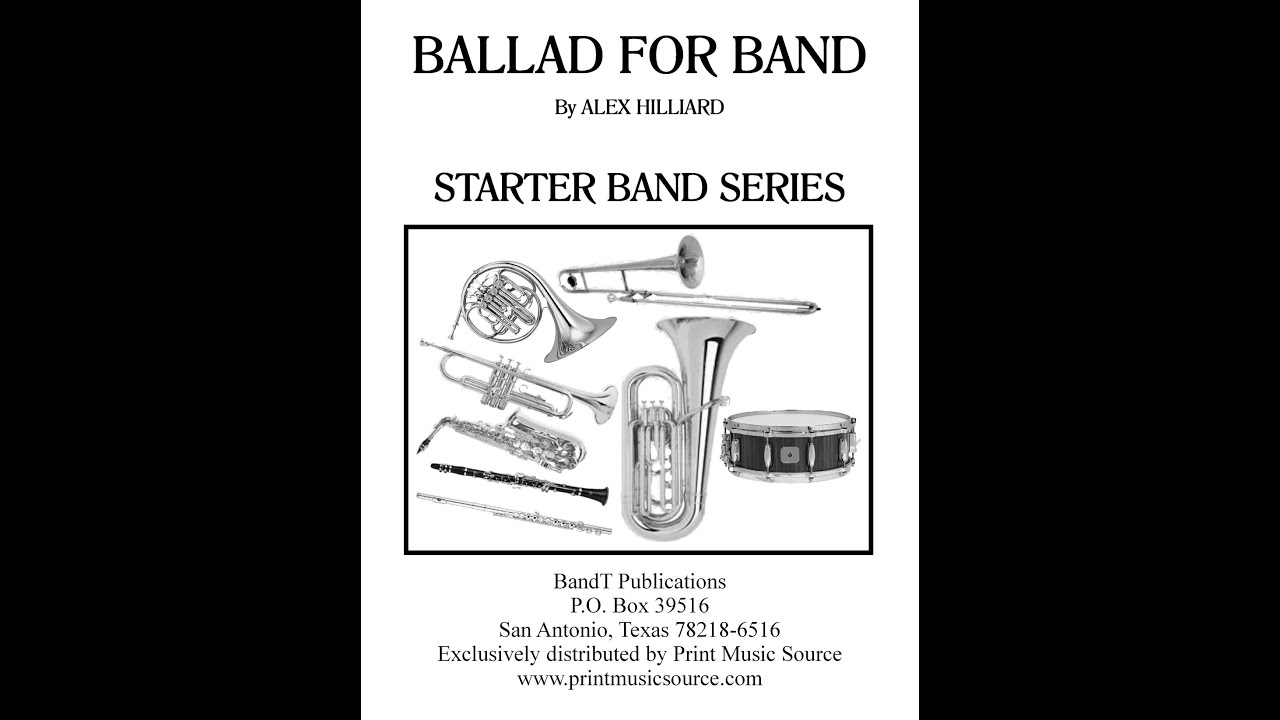Ballad For Band Score