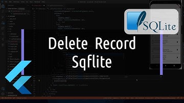 Delete  Record/Data in SQLite Database -  Flutter