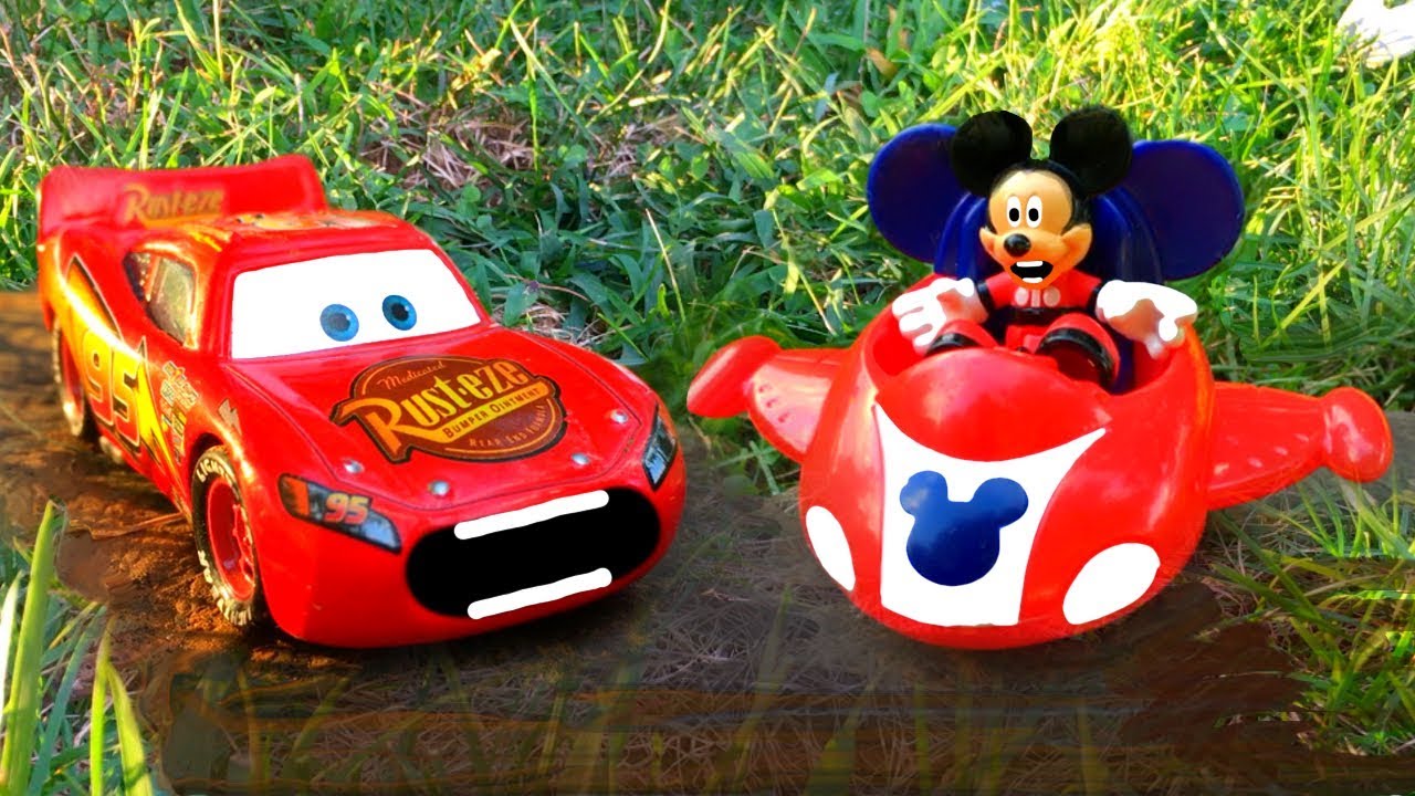 Disney Cars 3 Toys Lightning McQueen Car Big Race Mickey