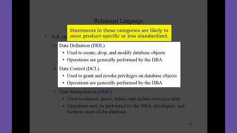 RDBMS Introduction part 1