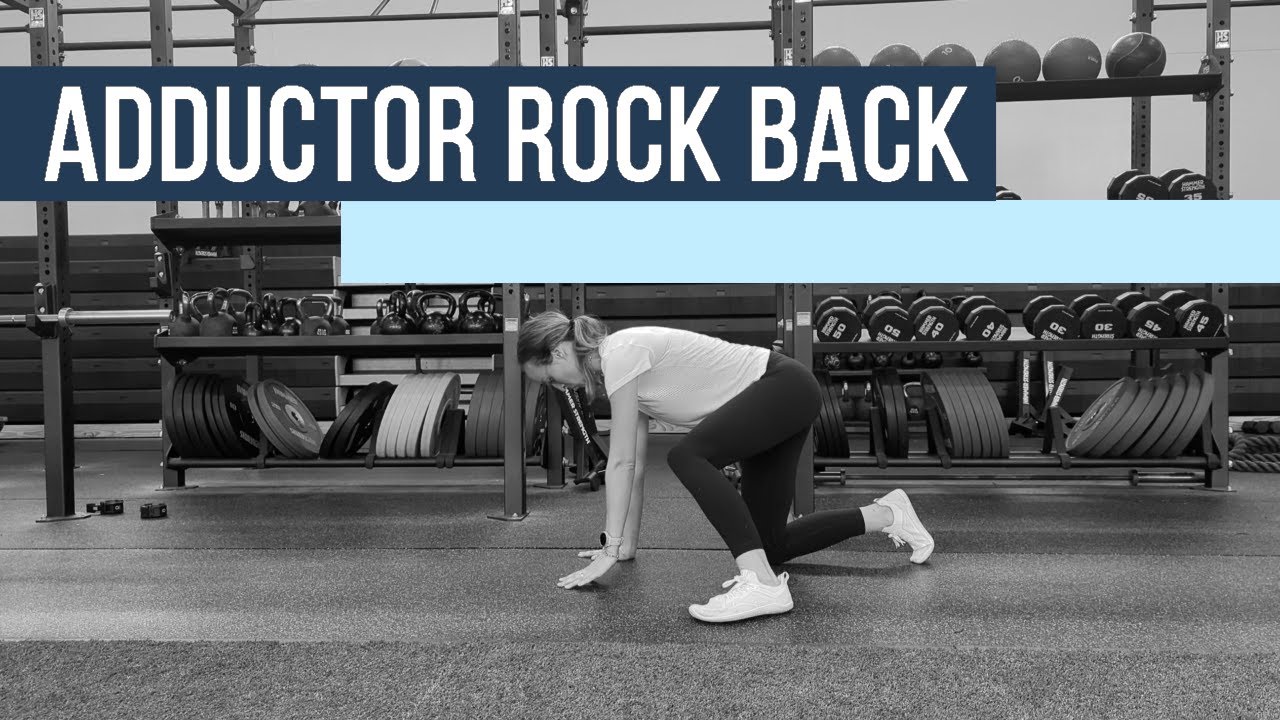 Addctor Rocks Stretch Adductor rock back - YouTube