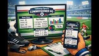 ⚽ BACK OF THE NET! The Ultimate Tabletop Soccer League Manager | TSHQ App Demo screenshot 4