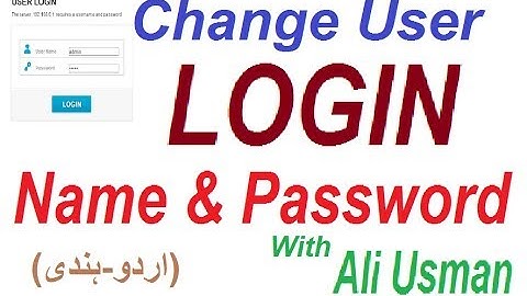 How to change user login Name and Password of ToTo Link Router N150  Urdu, Hindi