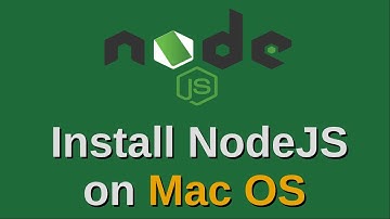 How to install NodeJS(NPM) on Mac OS   #8  - Programming With Joel