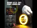 iSUN LED Foglamp H11 / HB4 DAYMAKER Angel Eyes Sein 3 CWL DC9-36V/25W