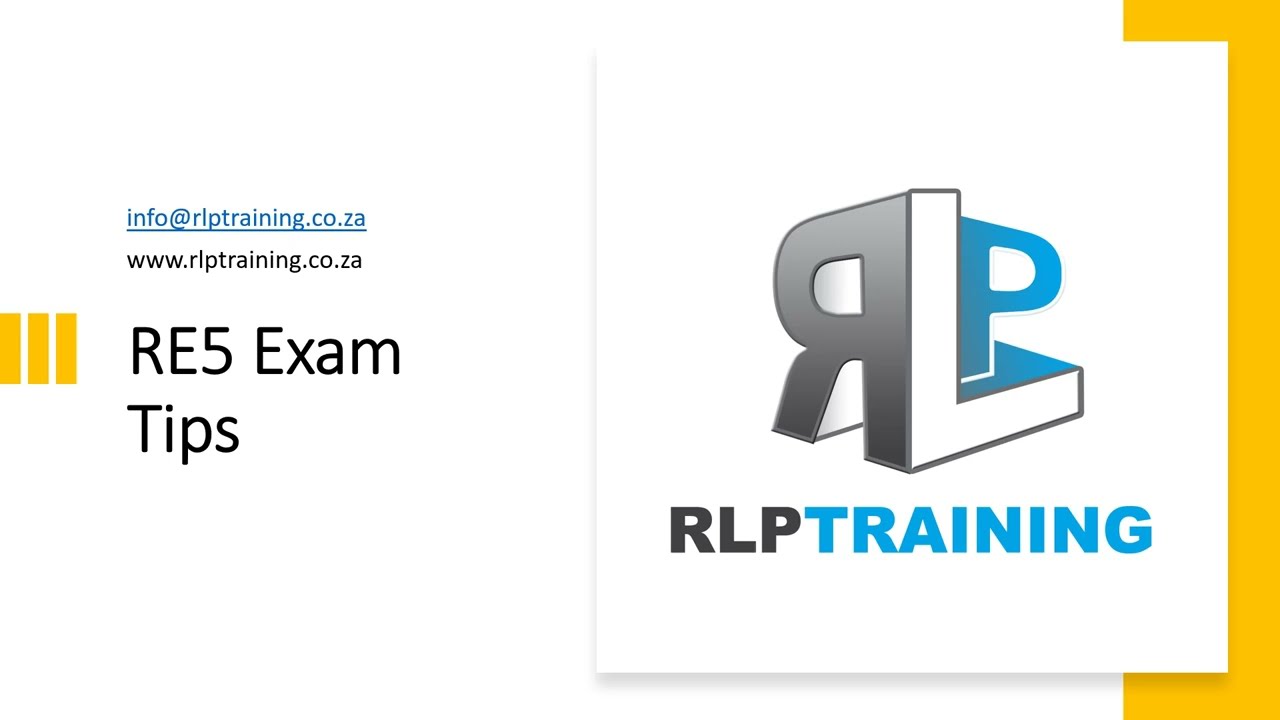 RE5 Exam Tips 2022