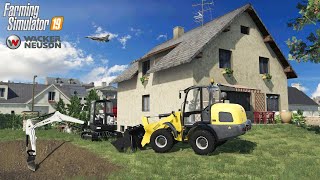 Terrassement Piscine Wacker Neuson WL52 Location | Farming Simulator 19