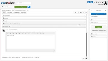Comment on a task (Quick Tip Video)