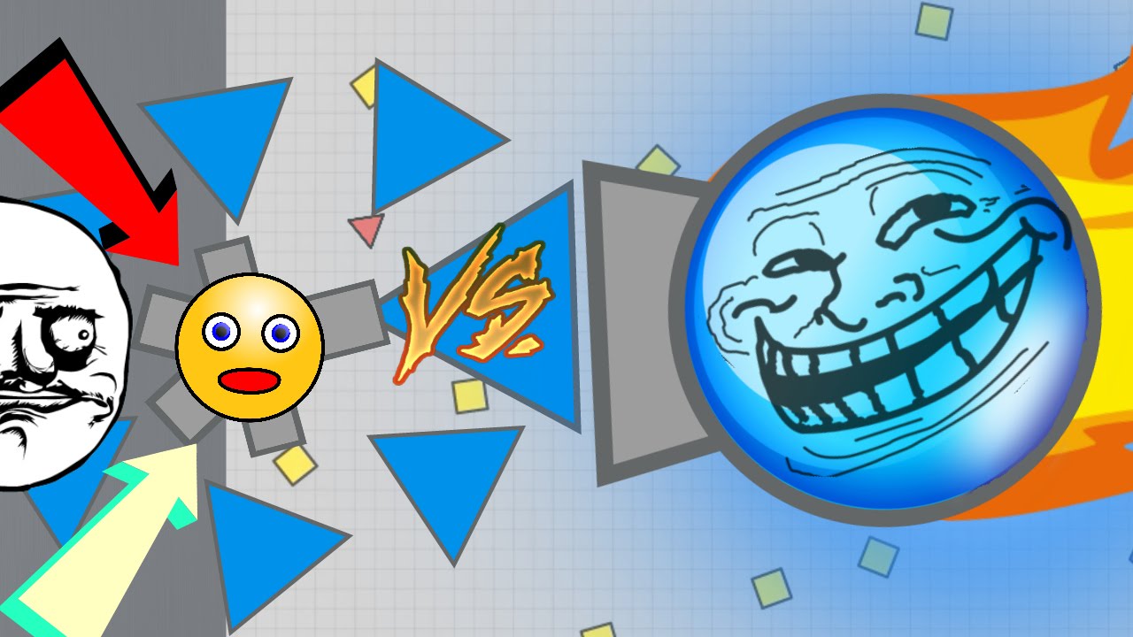 FUNNY TROLLING PEOPLE IN DIEP.IO / INVISIBLE DIEP.IO TROLLING TANK