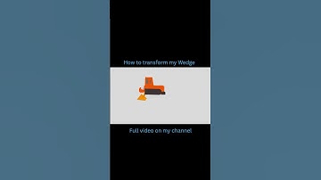 How to transform my Wedge #sticknodes #transformer #animation  #autobots